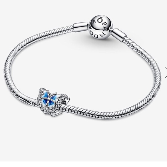 🦋💙BLUE BUTTERFLY DANGLE & SPARKLING CHARM SET💙🦋SPECIAL OFFER AVAILABLE BELOW - Picture 8 of 12